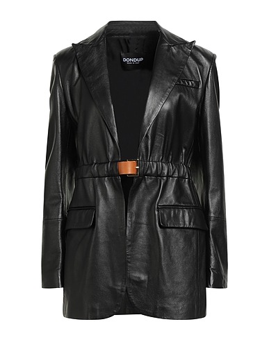 DONDUP Blazer Black 100% Lambskin