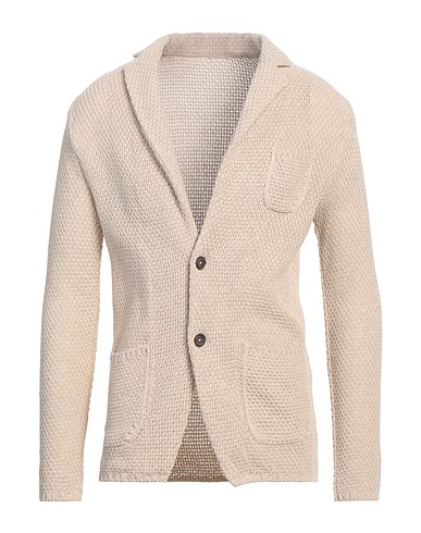 ALESSANDRO GILLES Blazer Beige 50% Cotton, 50% Acrylic