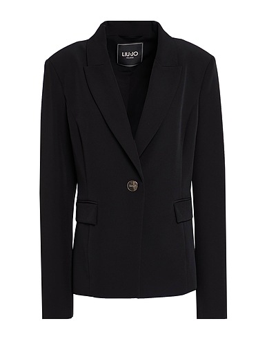 LIU •JO Blazer Black 89% Polyester, 11% Elastane