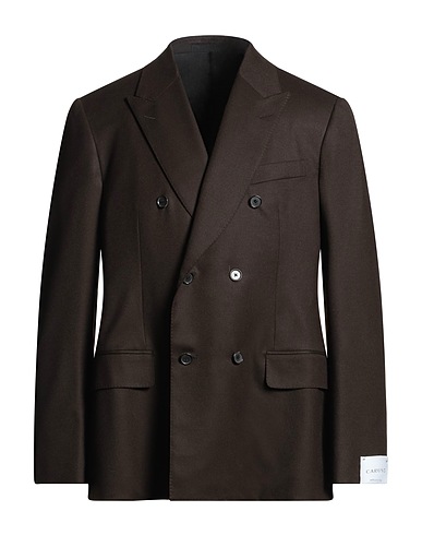 CARUSO Blazer Dark brown 100% Wool
