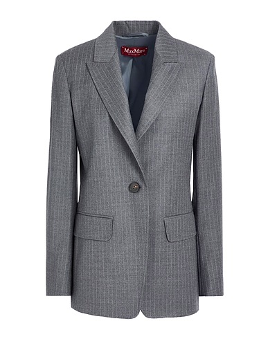 MAX MARA STUDIO Jackett Grau 99% Schurwolle, 1% Elastan