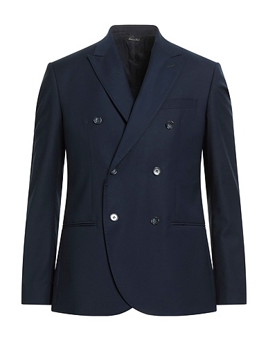 LUCA BERTELLI Blazer Midnight blue 70% Polyacrylic, 28% Viscose, 2% Elastane