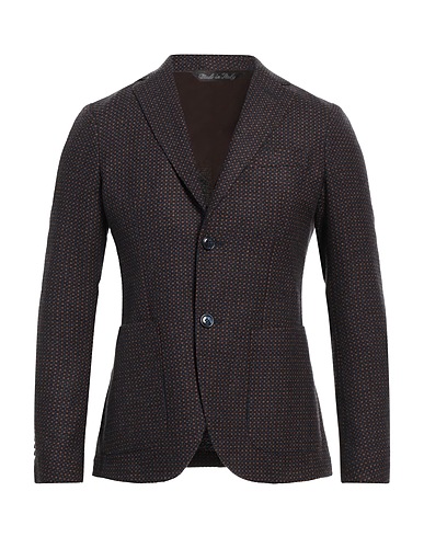 ALESSANDRO GILLES Blazer Brown 60% Wool, 35% Polyester, 5% Elastane