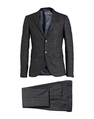 ALESSANDRO GILLES Suits Lead 65% Wool, 33% Viscose, 2% Elastane