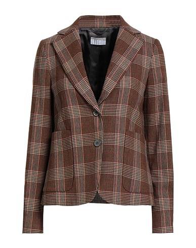 KILTIE Blazer Camel 47% Virgin Wool, 23% Polyester, 15% Polyamide, 12% Viscose, 3% Elastane