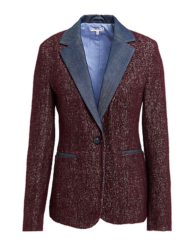 JACOB COHЁN Giacca Bordeaux 43% Cotone, 20% Lana, 20% Viscosa, 15% Poliammide, 2% Elastan