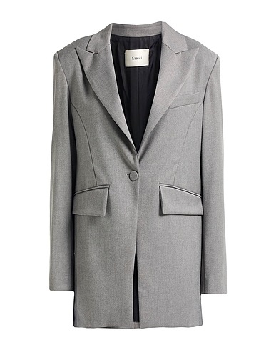 SUOLI Blazer Grey 64% Polyester, 33% Viscose, 3% Elastane
