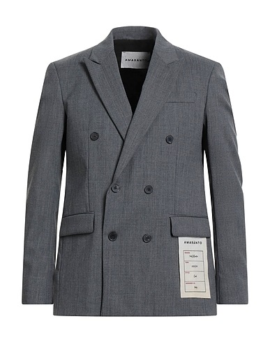 AMARANTO Blazer Grey 54% Polyester, 44% Virgin Wool, 2% Elastane