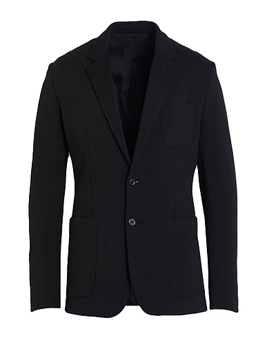 DONDUP Blazer Black 69% Viscose, 25% Polyamide, 6% Elastane