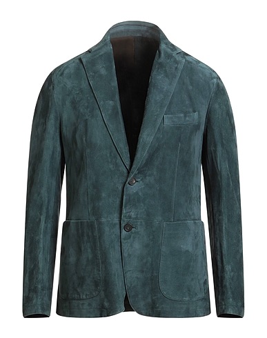 TAGLIATORE Blazer Deep teal 100% Lambskin