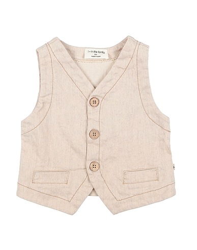 1 + IN THE FAMILY Gilet de costume 54% Lin, 45% Coton, 1% Élasthanne