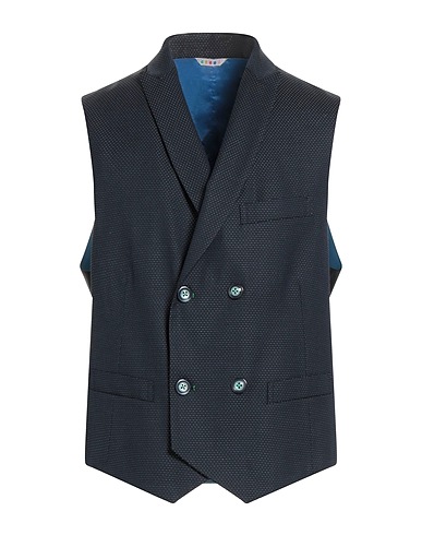 MANUEL RITZ Gilet de costume 50% Coton, 49% Laine vierge, 1% Élasthanne