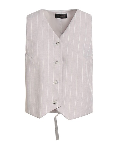 THE ANDAMANE Waistcoat Light grey 96% Polyester, 4% Viscose