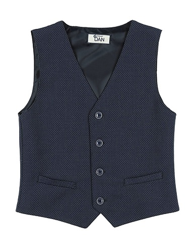 DAMPER DAN Panciotto Blu navy 71% Poliestere, 27% Viscosa, 2% Elastan