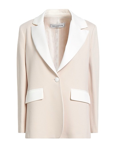 SHIRTAPORTER Blazer Beige 65% Viscose, 32% Nylon, 3% Elastane