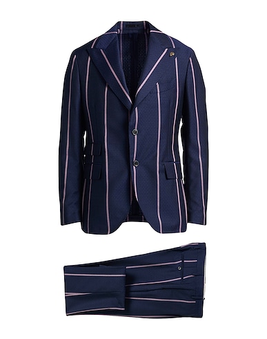 GABRIELE PASINI Suits Navy blue 100% Wool
