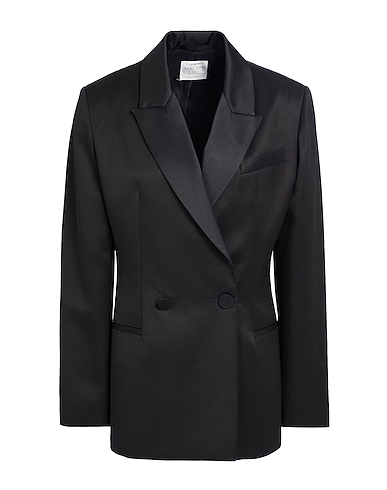 FORTE_FORTE Americana NERO 85% Viscosa, 15% Lana, Poliéster, Elastán