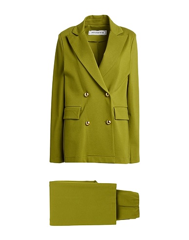 SHIRTAPORTER Tailleur Verde militare 65% Viscosa, 32% Nylon, 3% Elastan