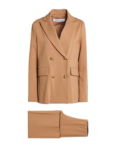 SHIRTAPORTER Tailleur Camel 65% Viscose, 32% Nylon, 3% Élasthanne
