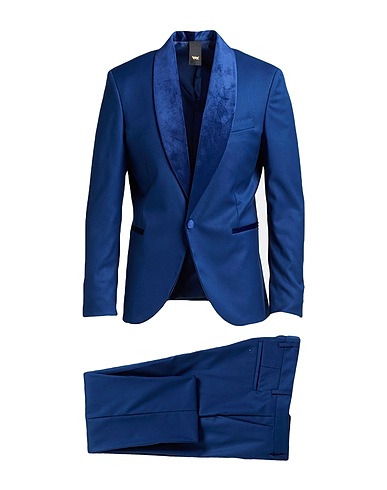 MULISH Suits Blue 62% Polyester, 35% Viscose, 3% Elastane