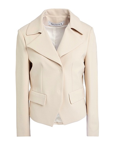SHIRTAPORTER Blazer Light grey 65% Viscose, 32% Nylon, 3% Elastane