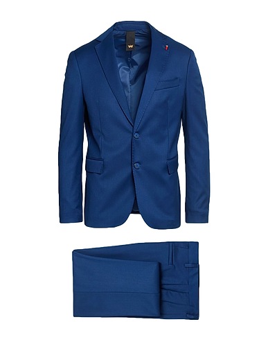 MULISH Suits Blue 62% Polyester, 35% Viscose, 3% Elastane