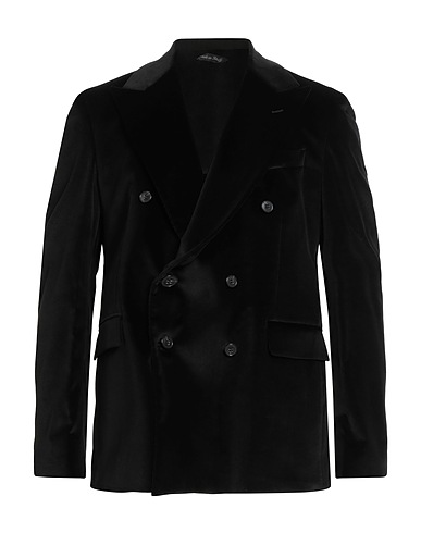 BRIAN DALES Blazer Black 70% Cotton, 28% Viscose, 2% Elastane