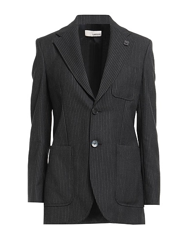 LARDINI Blazer Black 100% Wool
