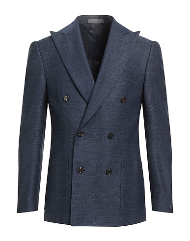 CORNELIANI Blazer Navy 99% Virgin Wool, 1% Elastane
