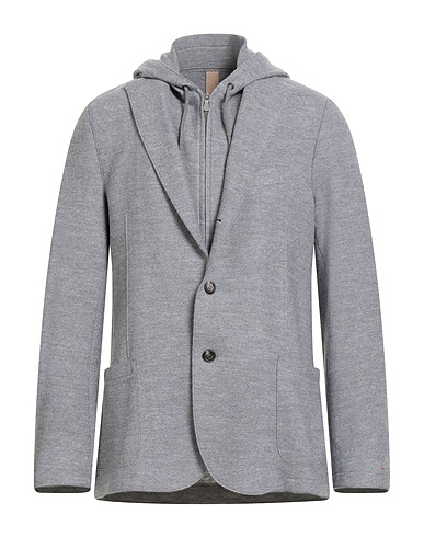 ELEVENTY Jacket Grey 100% Wool, Polyester, Polyurethane