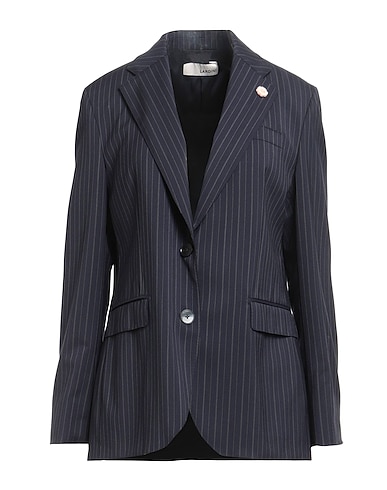 LARDINI Blazer Midnight blue 97% Wool, 2% Polyamide, 1% Elastane