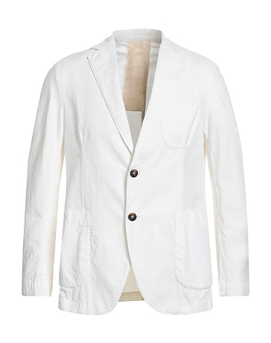 MESSAGERIE Blazer PATRIZIO PISCAGLIA White 70% Cotton, 30% Hemp