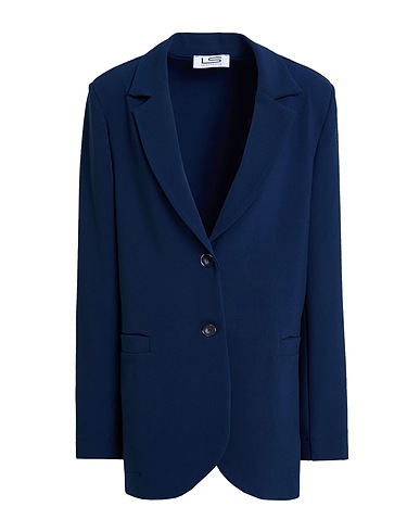 LE STREGHE Giacca Blu navy 63% Poliestere, 33% Viscosa, 4% Elastan