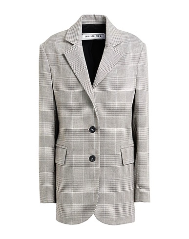 SHIRTAPORTER Blazer Black 63% Polyester, 34% Viscose, 3% Elastane
