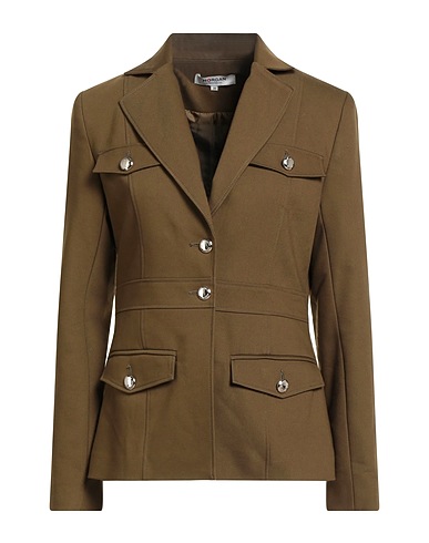 MORGAN DE TOI Jacket Military green 53% Cotton, 44% Polyester, 3% Elastane