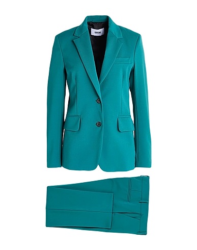 GRIFONI Suit Green 53% Polyester, 43% Virgin Wool, 4% Elastane