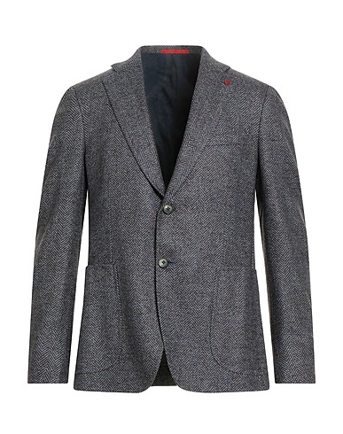ISAIA Blazer Brown 74% Wool, 26% Silk