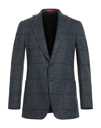 ISAIA Blazer Bright blue 100% Wool