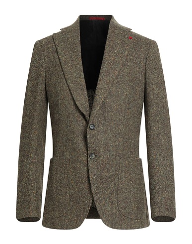 ISAIA Blazer Military green 100% Wool