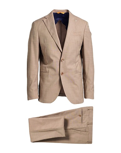 AT.P.CO Suits Light brown 83% Polyester, 11% Viscose, 4% Wool, 2% Elastane