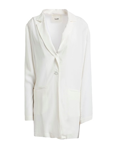 SUOLI Blazer Ivory 83% Acetate, 17% Silk