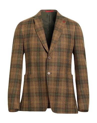 ISAIA Blazer Verde salvia 100% Lana