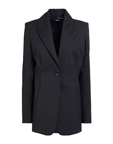 ISABEL BENENATO Blazer Black 55% Polyester, 43% Virgin Wool, 2% Elastane
