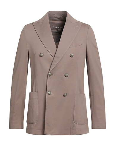 CIRCOLO 1901 Blazer Light brown 97% Cotton, 3% Elastane