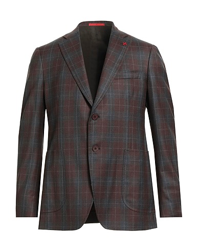 ISAIA Blazer Chocolate brown 100% Wool