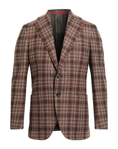 ISAIA Blazer Brown 100% Wool