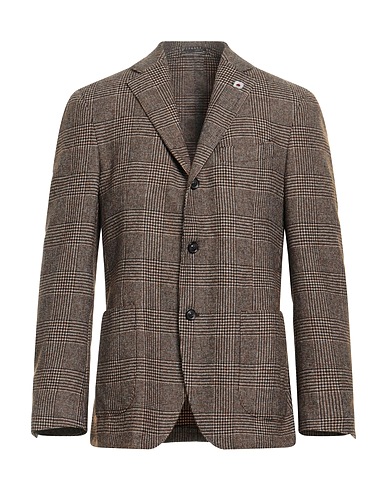 LARDINI Blazer Marrone 62% Lana, 23% Cotone, 15% Poliammide