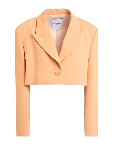 ISABELLE BLANCHE Paris Giacca Albicocca 77% Poliestere, 17% Viscosa, 6% Elastan