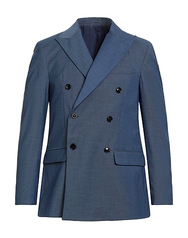 LIU •JO MAN Blazer Slate blue 78% Polyester, 19% Viscose, 3% Elastane