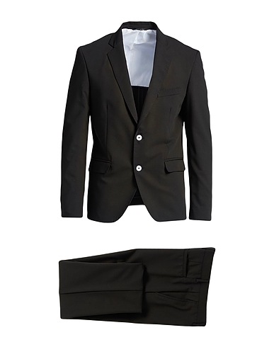 SUITHOMME Suits Black 70% Polyester, 24% Viscose, 6% Elastane